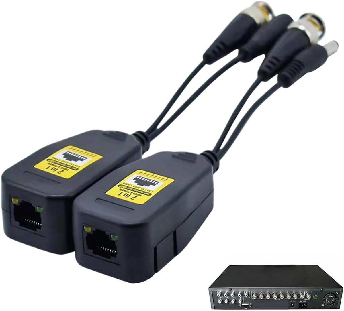 Audio Video Ontvanger - Streamer Versterker - Scherm Streamen - Verliesvrije Overdracht - 15 x 7 x 2 cm - Zwart