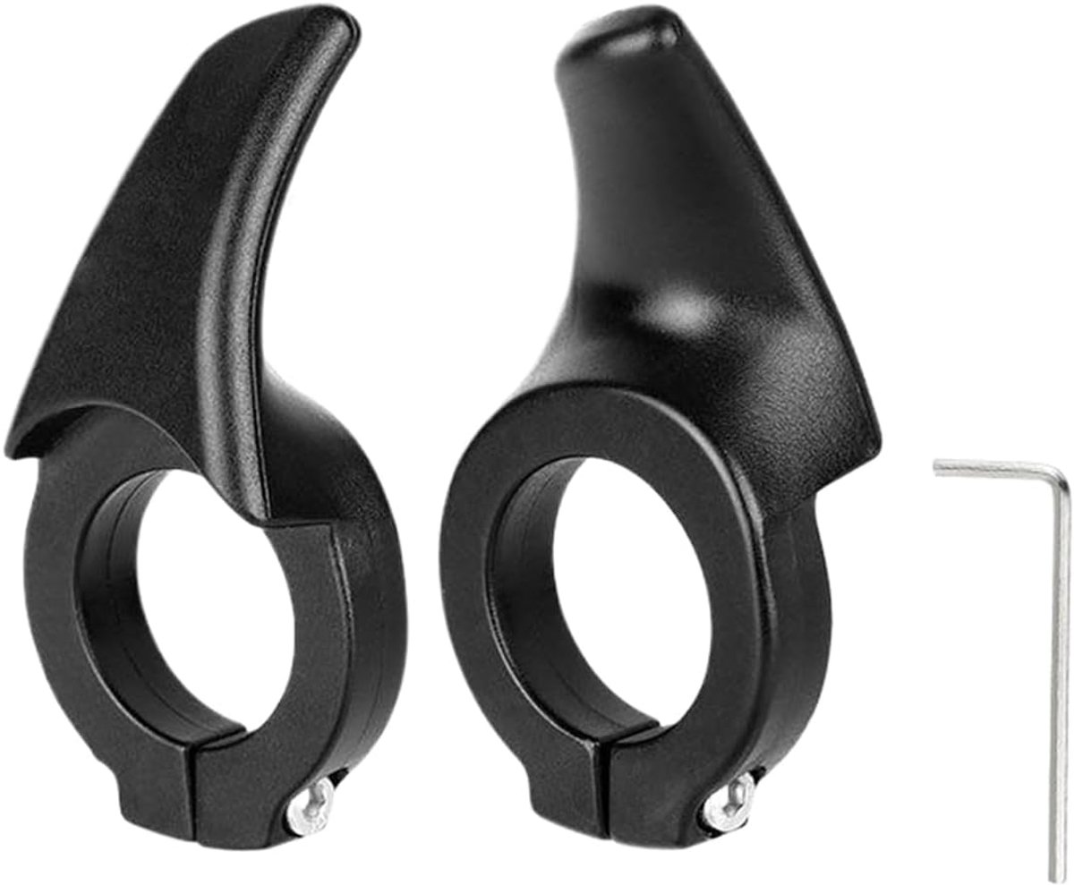 Fiets Handvat Extender - Stuur Verlenging - Comfortabel Fietsen - Verstelbare Grip Hoek - 22.2mm Buisspecificatie - Zwart