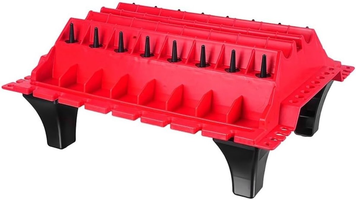 Cilinderkop Organizer - Ventiel Inzetplank - Motor Reparatie - Modulair Compartimentsystee
