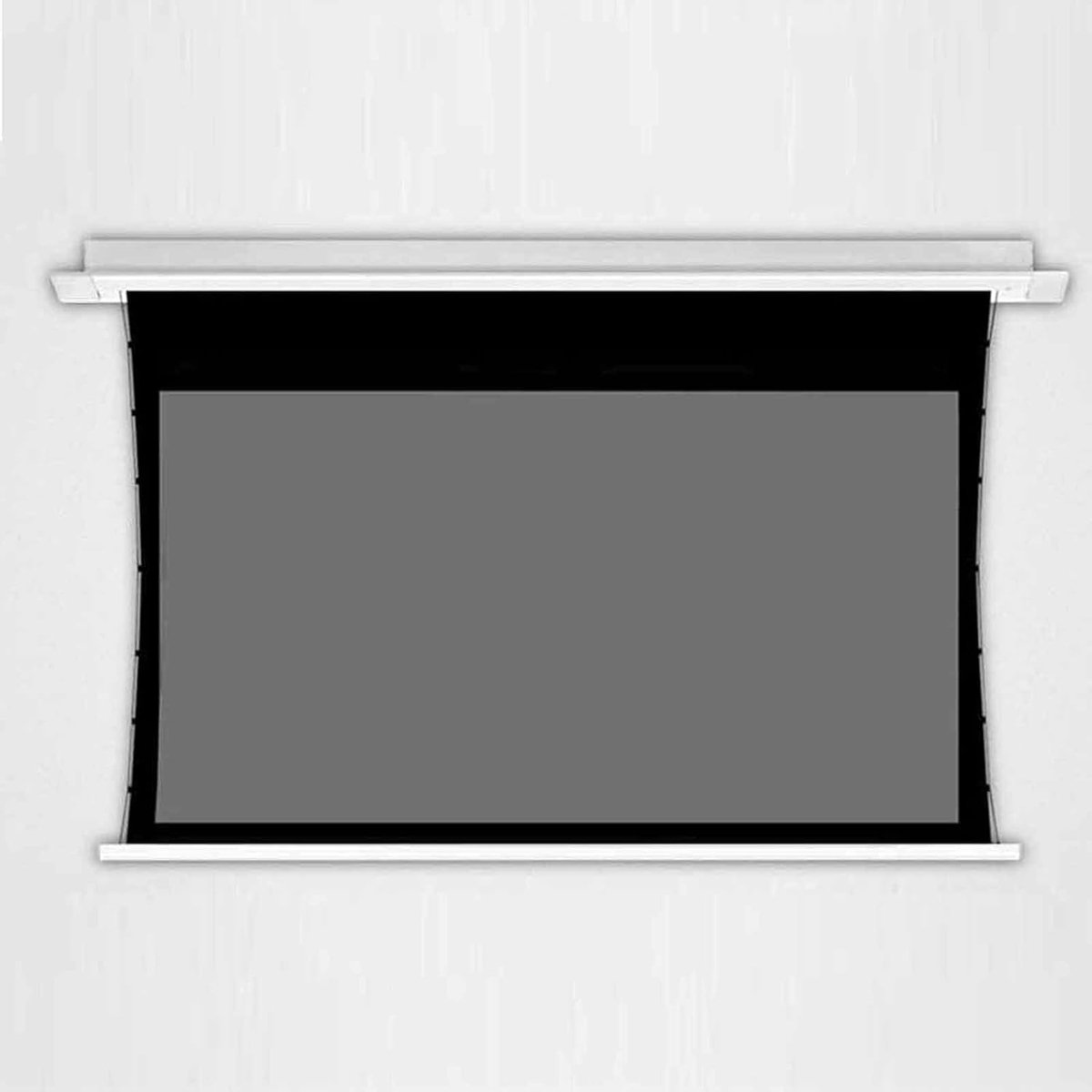 Projectiescherm Gemotoriseerd - Elektrisch Scherm Neerklapbaar - Films Kijken - Hoogreflecterende Coating - 72 inch - Zilver
