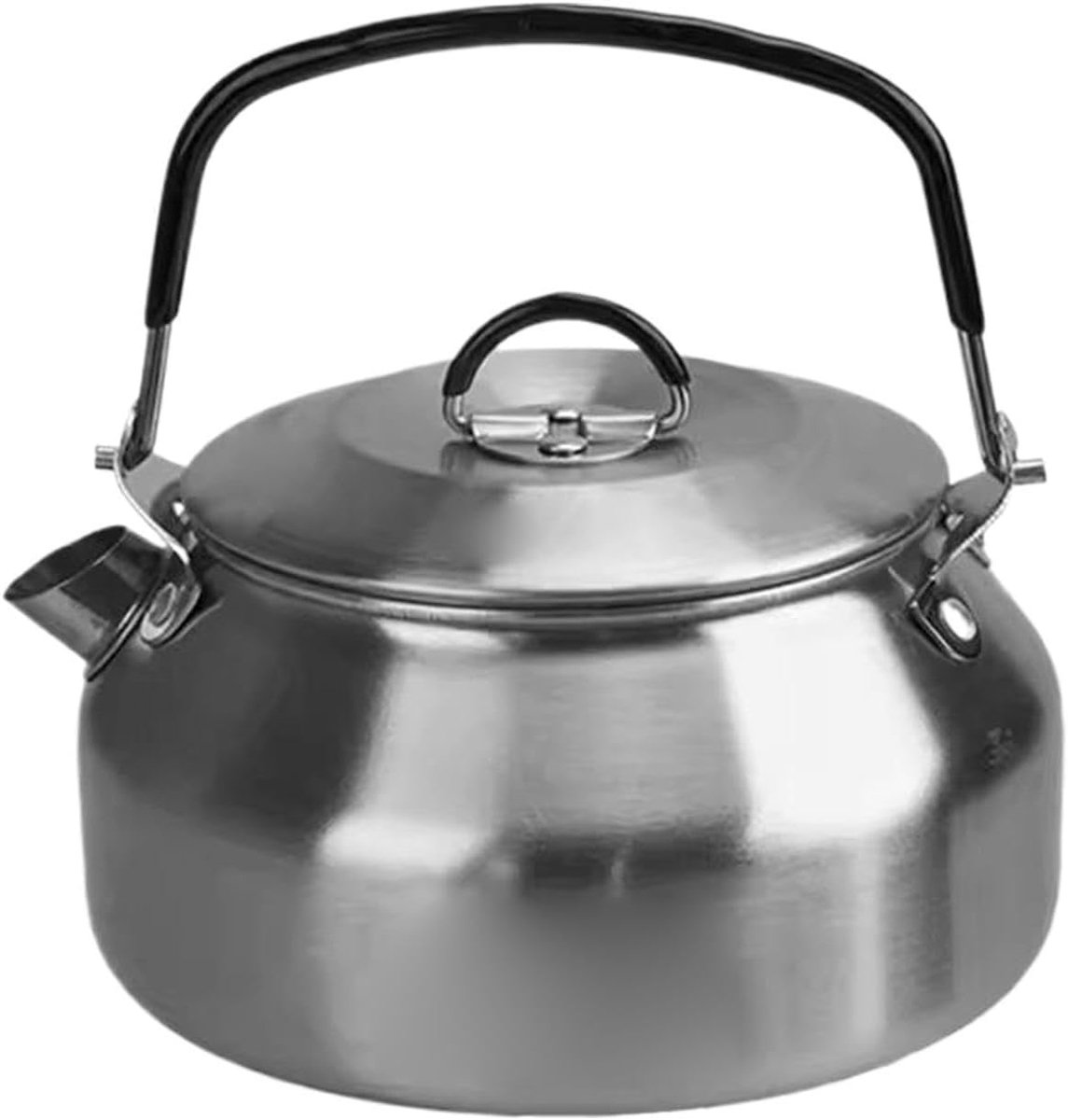 Elektrische Waterkoker - Theeketel Verwarmer - Warme Dranken Maken - Opvouwbare Structuur - 08 Liter - Zilver