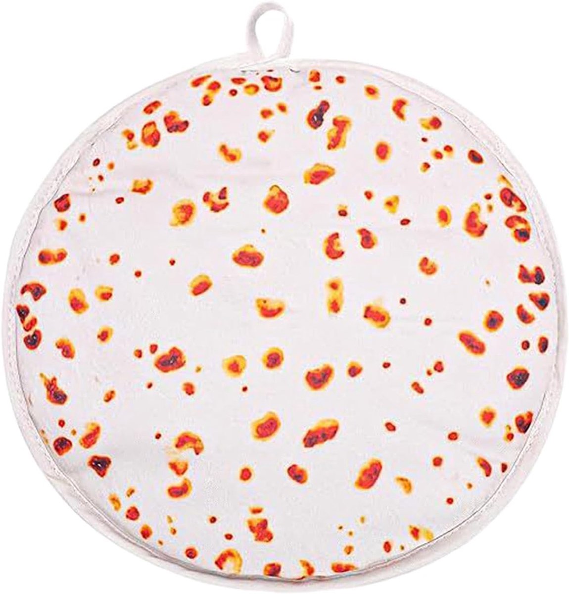Tortilla Warmhouder - Verwarmingszak Pannenkoeken - Maaltijden Warm Houden - Magnetron Bestendig - 30 cm - Grijs