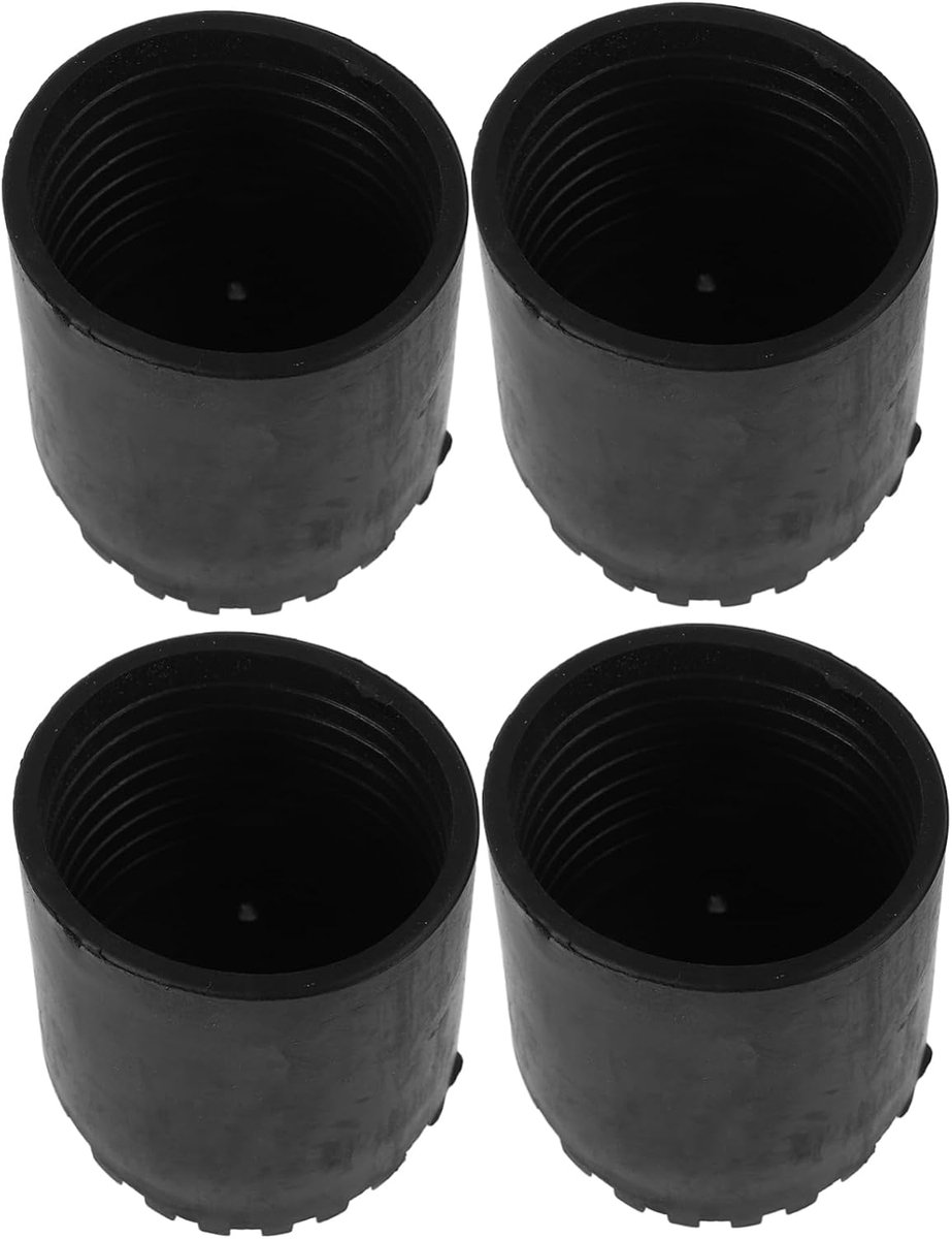 Ladder Voetstukken - Ladder Stabilisatoren - Vloer Beschermen - Antislip Rubber - 4 stuks - Zwart