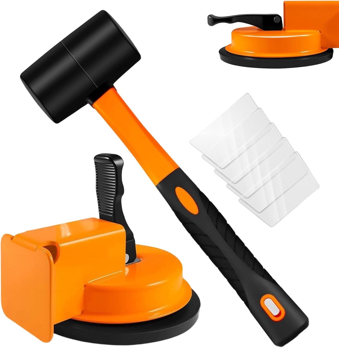 Vloer reparatie set - Plank fixeerder - Vloer herstellen - Met zuignap - 122 x 135 cm - Niet gespecificeerd
