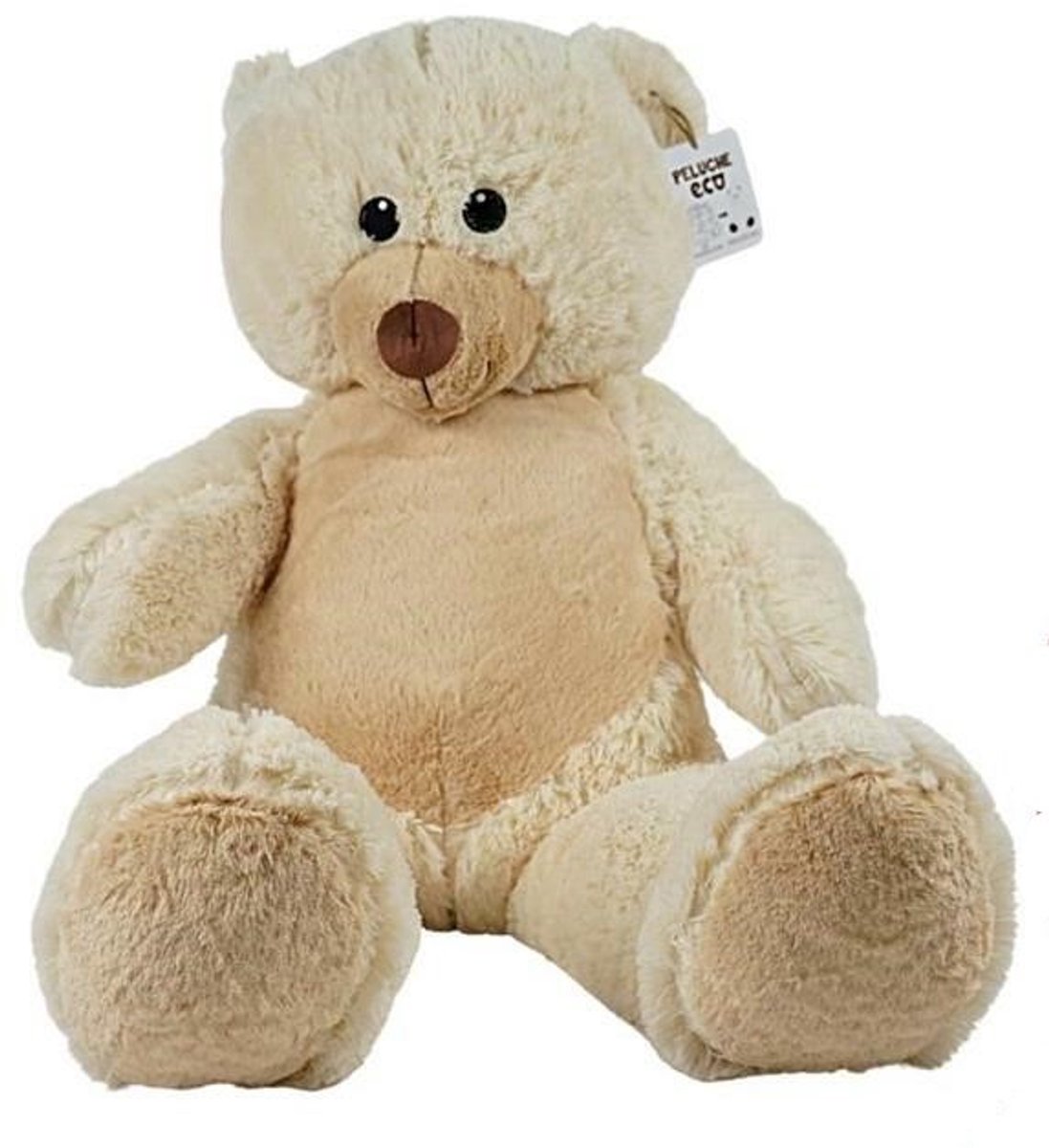 HUNTA XXL Teddybeer 100 cm Beige – Grote Knuffelbeer – Zachte Pluche Knuffel