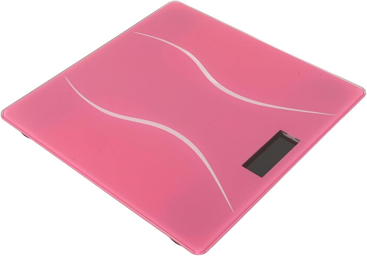 Digitale Lichaamsweegschaal - Persoonlijke Weegschaal Elektronisch - Gezondheid Monitoren - Hoge Precisie Sensor - 26 x 25 x 2 cm