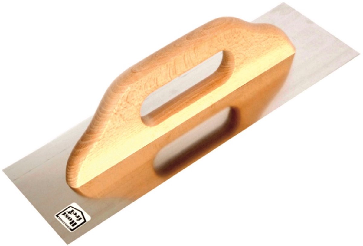 EPM Serie - Roestvrijstalen Troffel - Houten Handgreep - 780x130mm