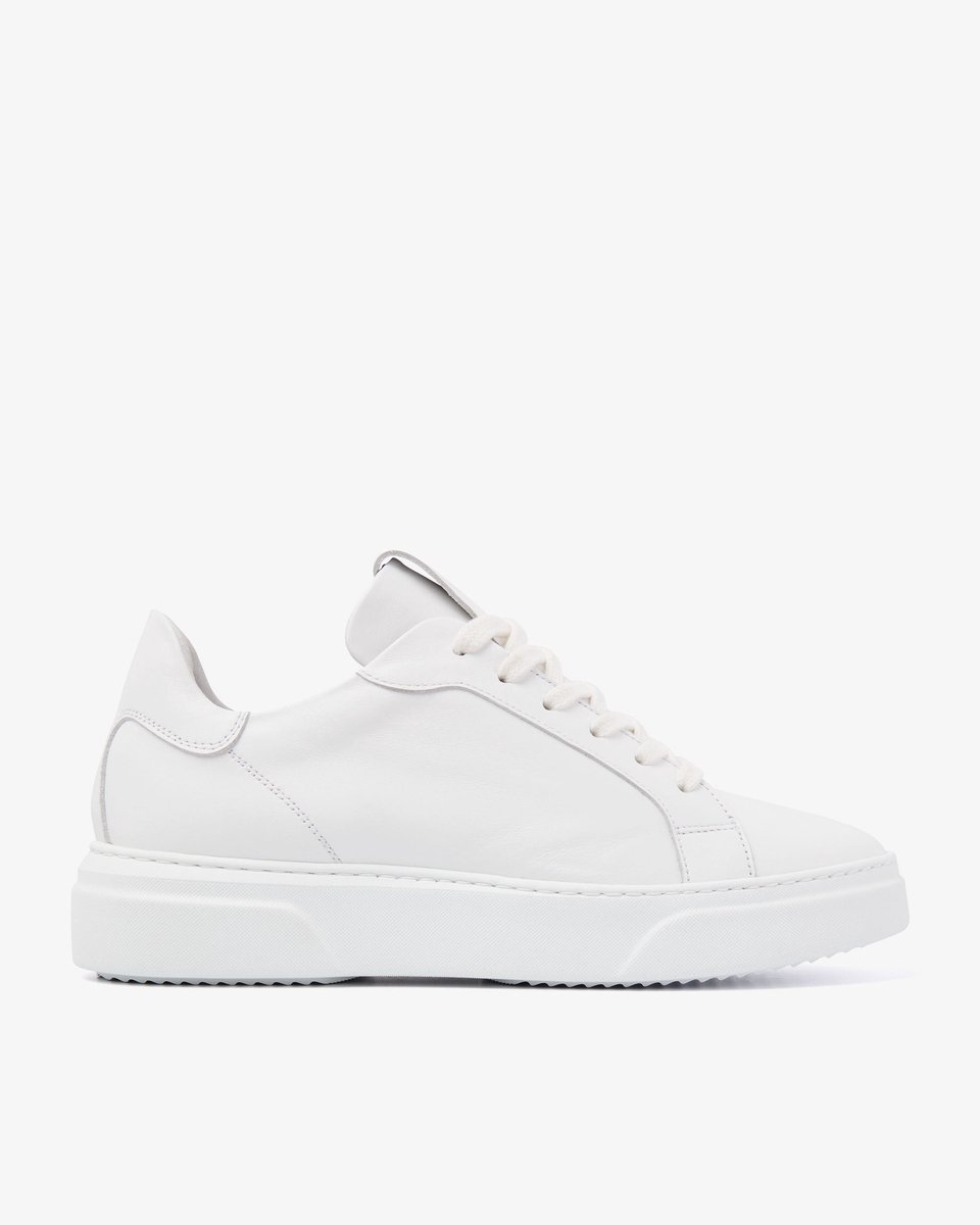 VIA VAI Juno Uni Sneakers - Leer - Wit