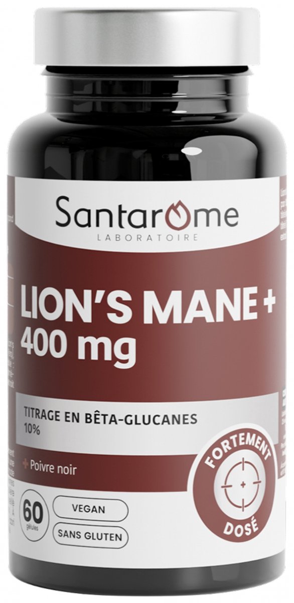 Santarome Lion's Mane 400 mg 60 Gélules