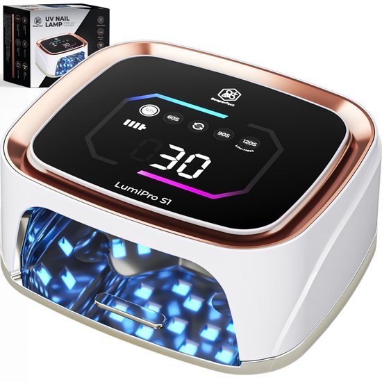 Beeperfect® UV Lamp Gelnagels - Nagellamp - Nagellamp UV Led - Nageldroger - Draadloos - Reflecterende binnenkant - Rose Goud