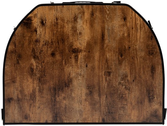 Bo-Camp - Industrial - Tafel - Melrose - Ovaal - Koffermodel - 120x80 cm — afbeelding 2