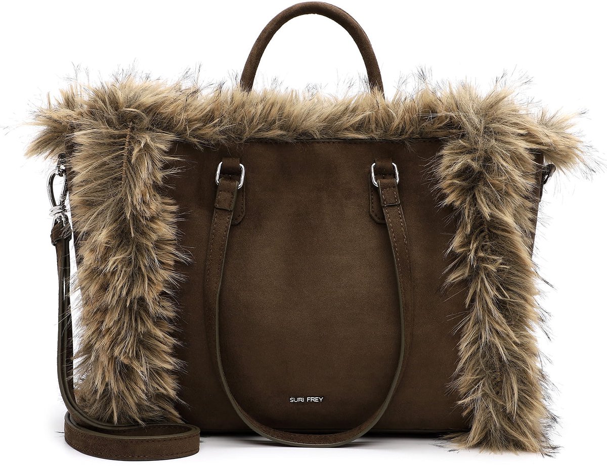 SURI FREY Shopper SFY Chessy Suede ( 17451 ) - Dames handtassen - oliv 960