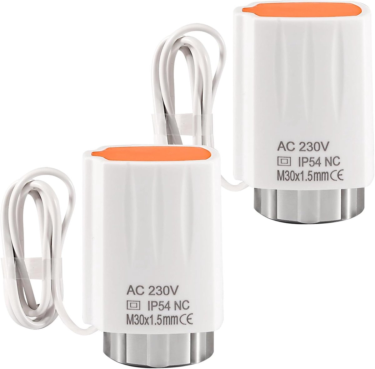 SnelShoppen - Underfloor Heating Actuator AC 230 V M30 x 1.5 Thermoelectric Control Motor voor Efficiënte Vloerverwarming - Universele Valve voor Verw