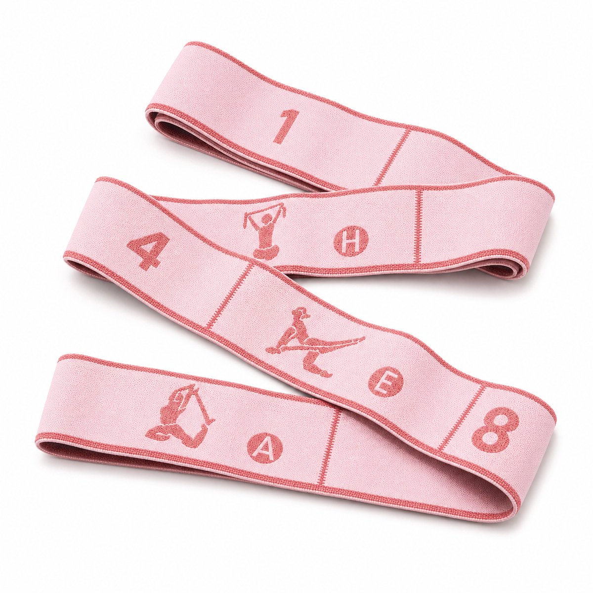 Consumerce® Fitness / Yoga Stretchband - Resistance Stretch Band - Weerstandsband - Sport Pilates Riem - Stretchen Rekband