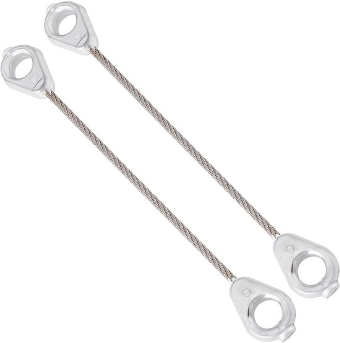 Hefkabels 2 Stuks - Compatibel met MTD/Cub Cadet - 746-0970/946-0970 - 5-3/4 Inch - 3/8 Inch Montagegat - Slijtvast Staaldraad - Tractorkabels