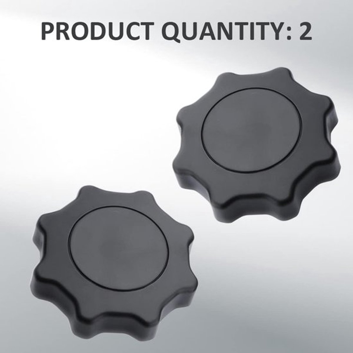 SnelShoppen - Auto Voorstoel Verstelknop Set voor VW Polo Golf Jetta Passat Beetle - 2x Handwiel Stoelverstelling - Geschikt voor 1999-2016 - Onderdee