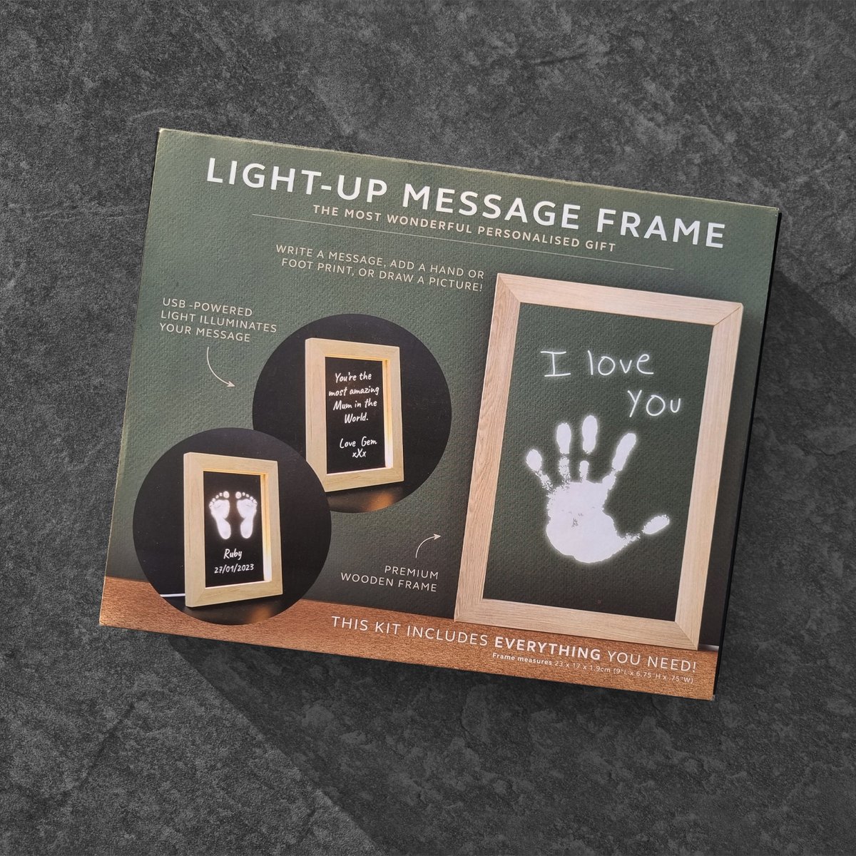 pikkii LED Message Frame – Lichtbox met Letters en Schrijfoppervlak | Creatieve Decoratie & Origineel Cadeau
