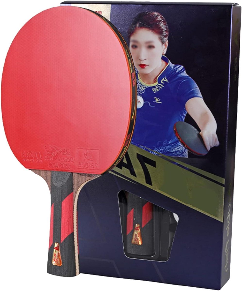 Tafeltennisracket - Pingpongbat - Sport Spel - Vergroot Schotgebied - Lange Handgreep - Niet gespecificeerd