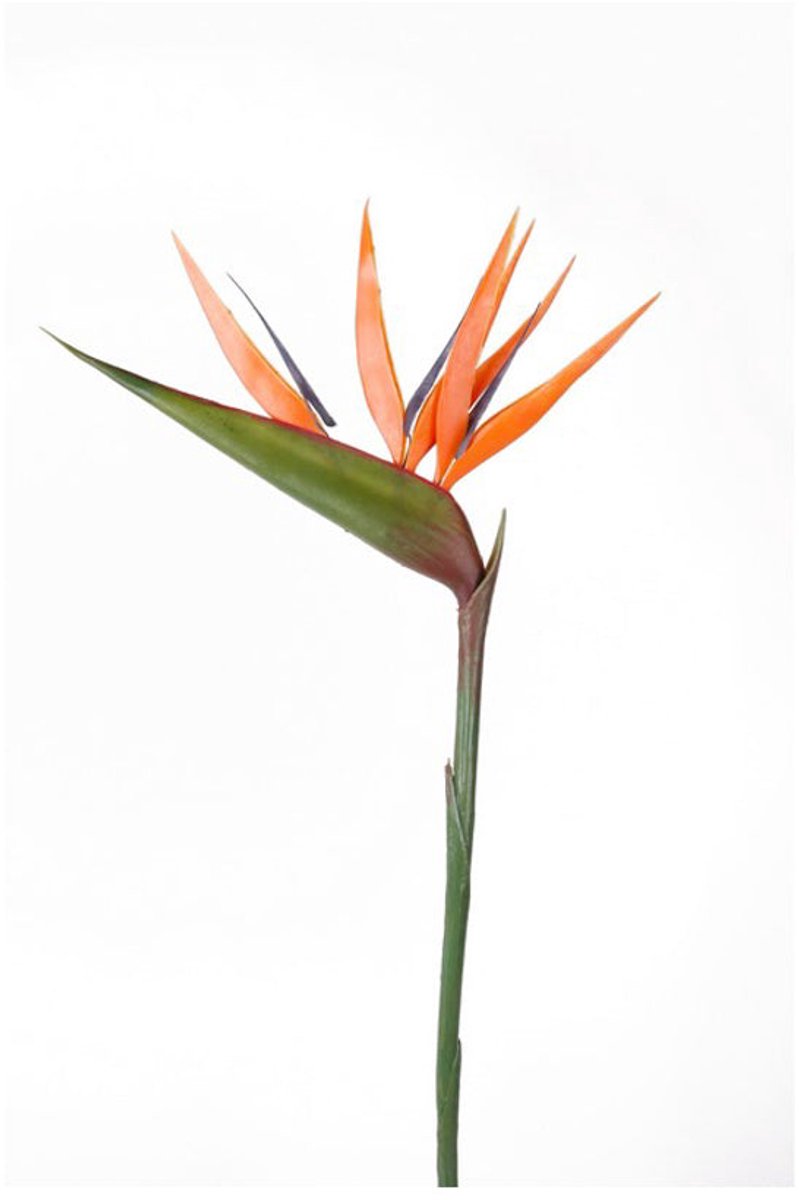 Emerald Kunstbloem Paradijsvogelbloem 90cm oranje - Kunstplant voor binnen
