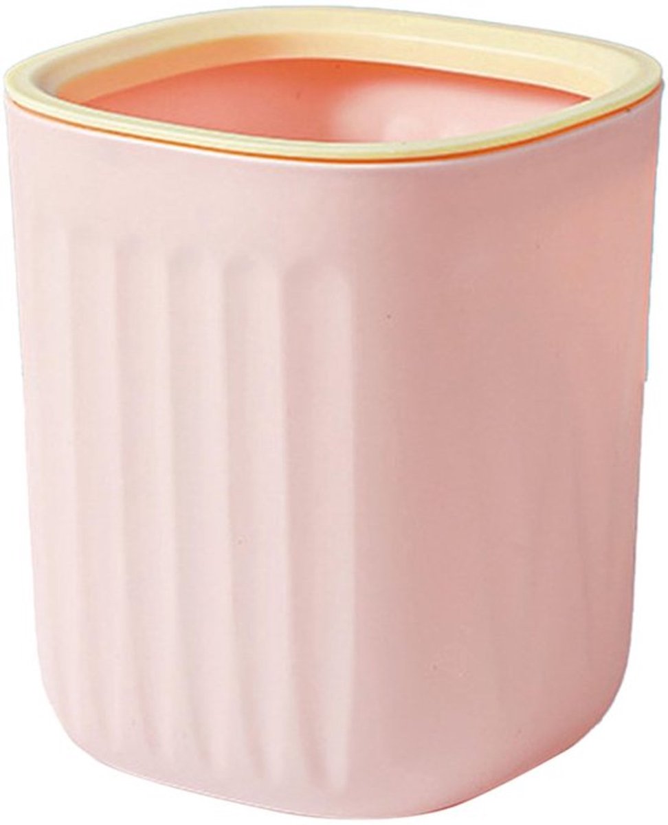 Prullenbak 4,9 x 5,9 x 4,3 inch - Mini-prullenbak - Afvalbakje aanrecht - Plastic - Desk-prullenbak - Voor keuken/badkamer - Afvalbak