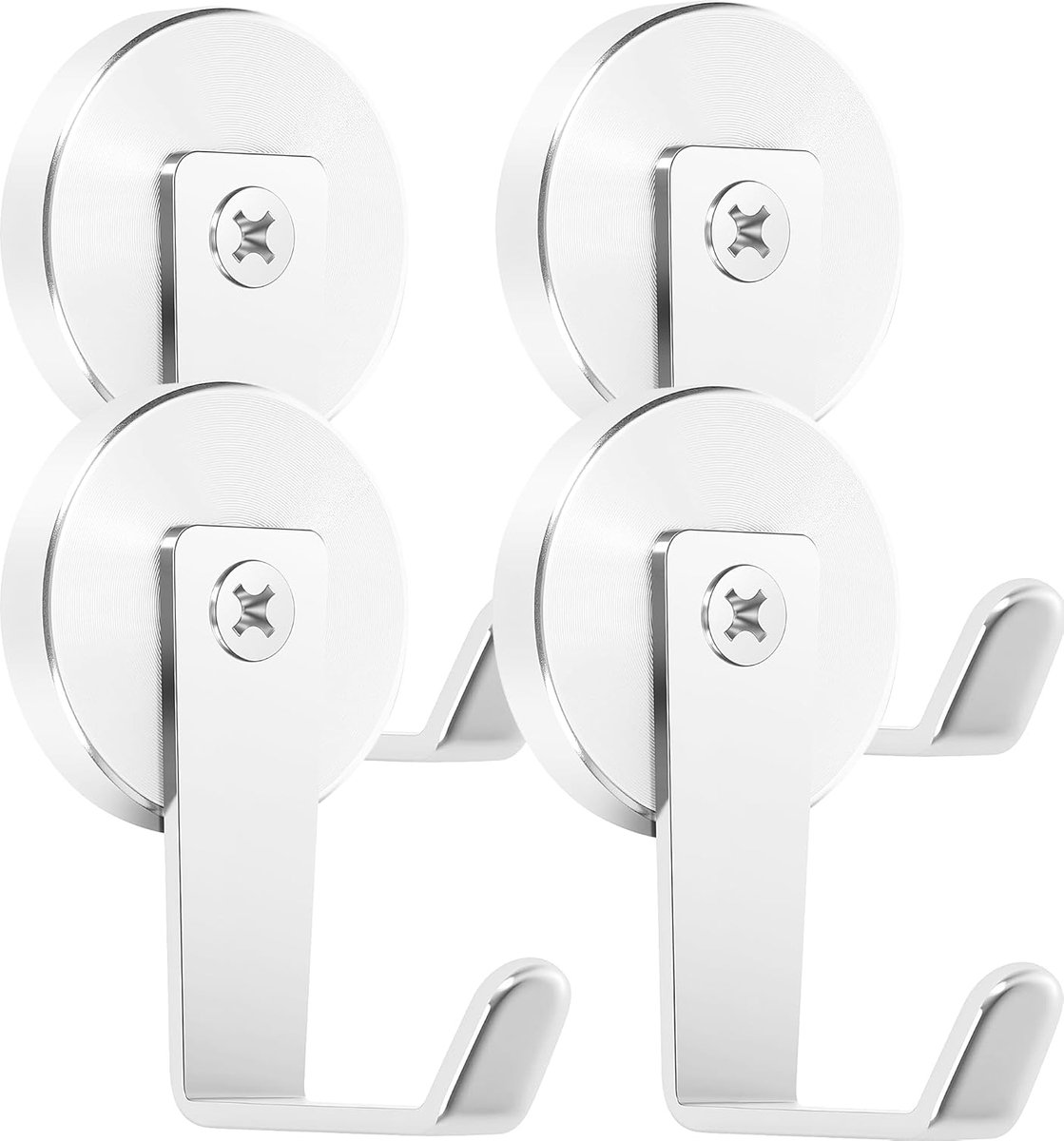 Magnetische haken 59 kg Heavy Duty - stalen buisbasis - boorvrije deurkranshouder - ideaal voor metalen deuren/muren - ShopVlot