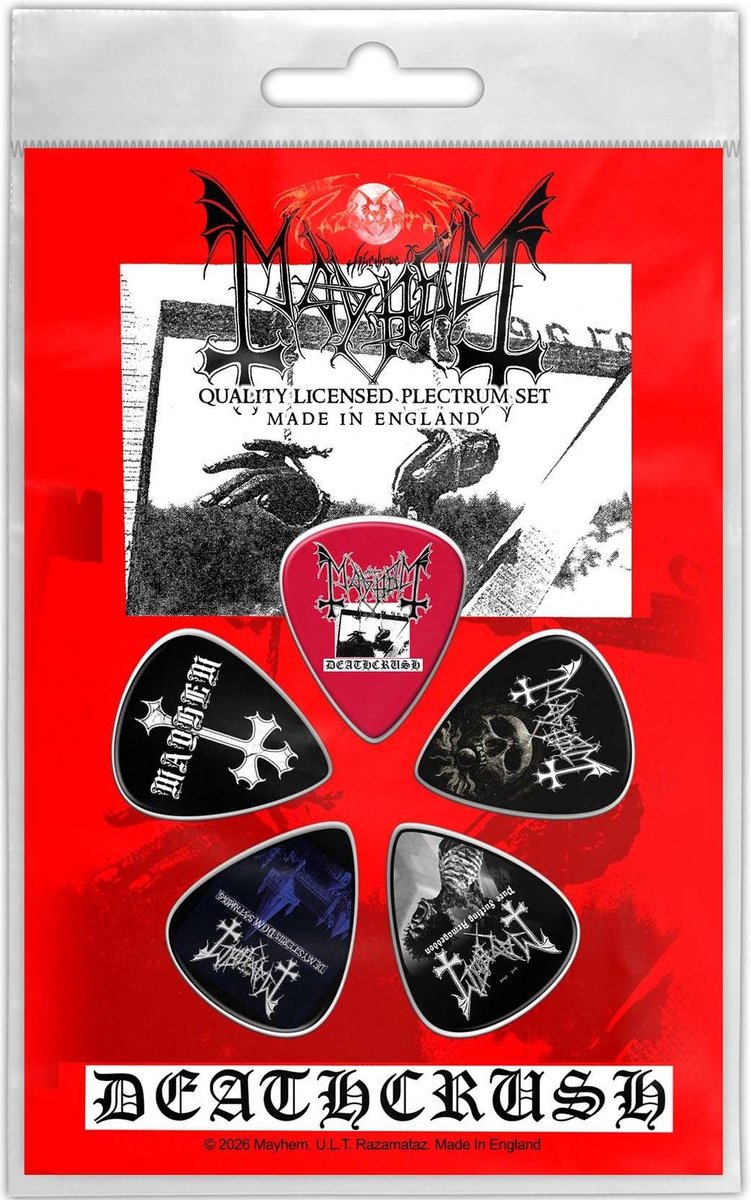 Mayhem - Deathcrush - Plectrum - 5-pack 1.00 mm