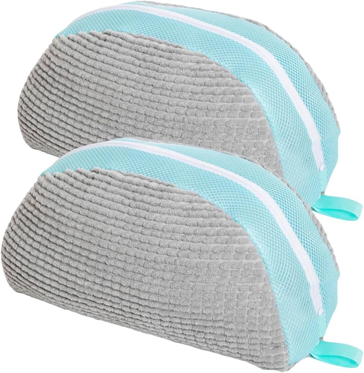 Set van 2 Waszakken voor Schoenen, Herbruikbare Schoenhoezen voor het Wassen in de Wasmachine, Ideaal voor Sneakers en Sportschoenen