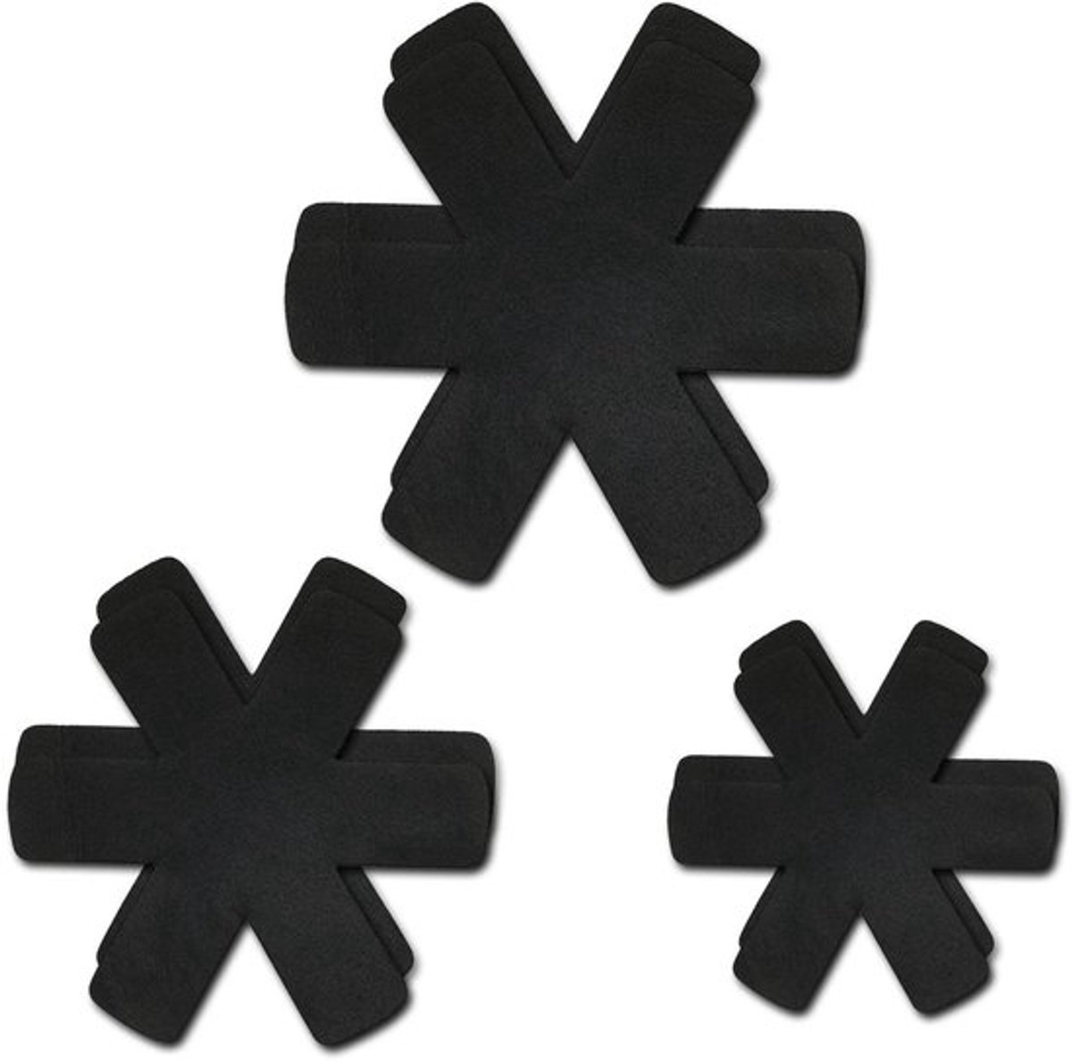 6-delige Vilten Panbeschermers - Antislip Thermische Isolatiemat voor Keukenaccessoires