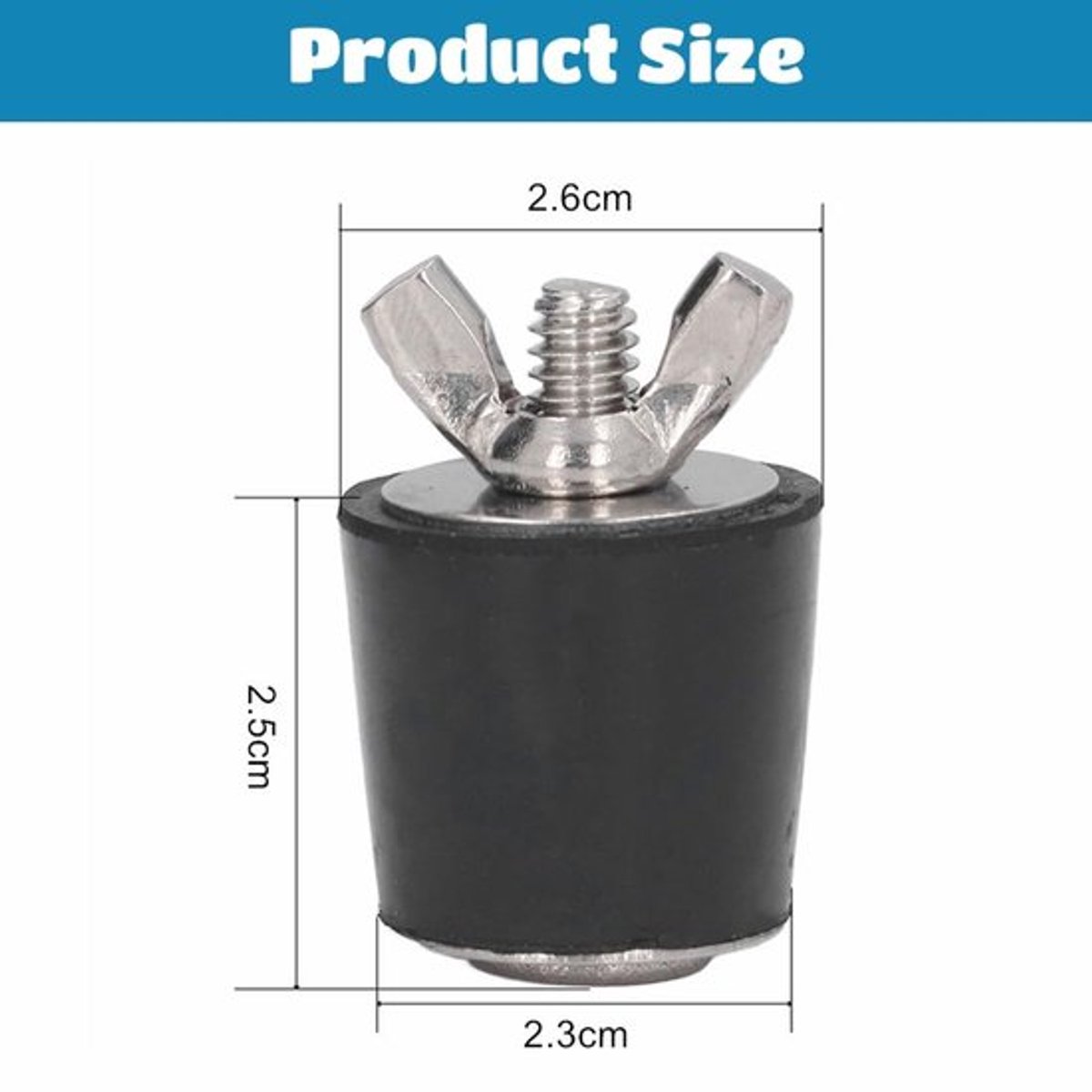 Winterpluggen 2 Stuks - Robuuste Rubber Pluggen - 25mm Zwembad Winteruitbreidingspluggen - Antivriespluggen - Buisstop voor Skimmers - Bescherming tegen Winterse Schade - Zwembadplug