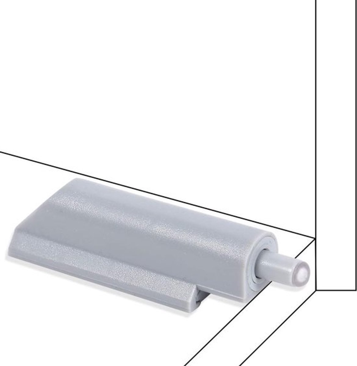 Stopdemper 10 Stuks - Soft Close - Push to Open - Systeembuffer - Deur/Meubeldeur - Ladescharnieren - Dempers
