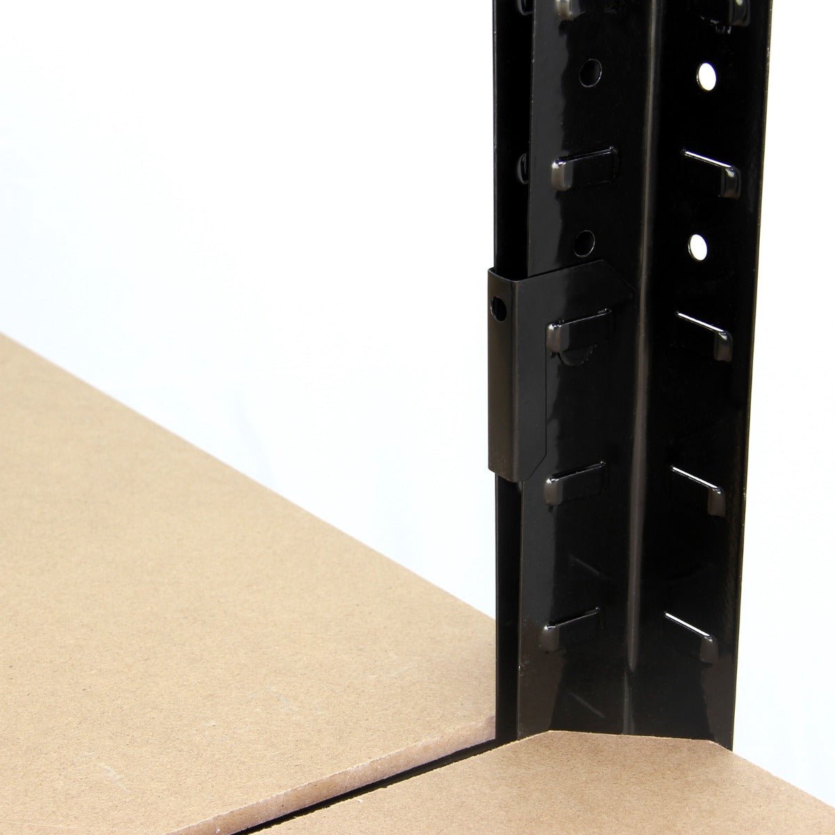 Stellingrekken 2-pack - stalen frame - mdf 6,2mm - sleutelgatmontage