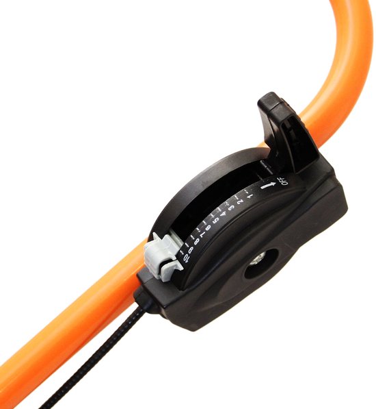 Roterende Strooiwagen & 100 cm Gazon Leveling Hark - Oranje van VONROC — afbeelding 2