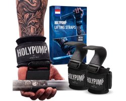ProTrue® Lifting Hooks Lifting Straps - Deadlift Straps - Power Grips - Wrist Wraps voor Fitness, Bodybuilding, Crossfit, Calisthenics, Turnen & Krachttraining