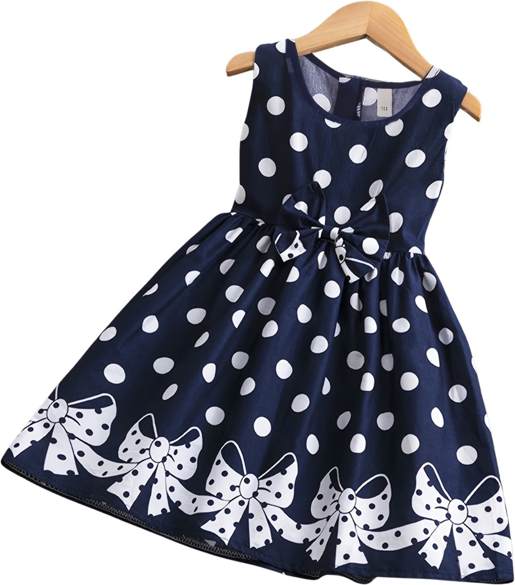 Currero Zomerjurk Meisjes Zomerjurken Kinderen Jurk Meisje Ibiza Stijl Sundress Kinderkleding 11-12 Jaar Blauw