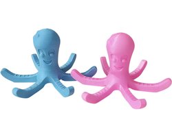 2x Drinkfles Droogrek – Universele Flessen Droogrek met Luchtcirculatie, Ruimtebesparend Flessenrek voor Keuken, Babyflessen en Waterflessen - Roze en Blauw