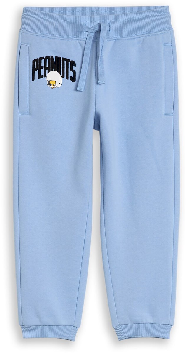 Tom Tailor - Joggingbroek met Peanuts-print - Maat 110 - Light Blue
