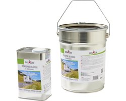 Dekapur 2-K 6000 - Zeer sterke lijm voor caravan wanden & daken - 2 componenten set A (1KG) en B (5KG)