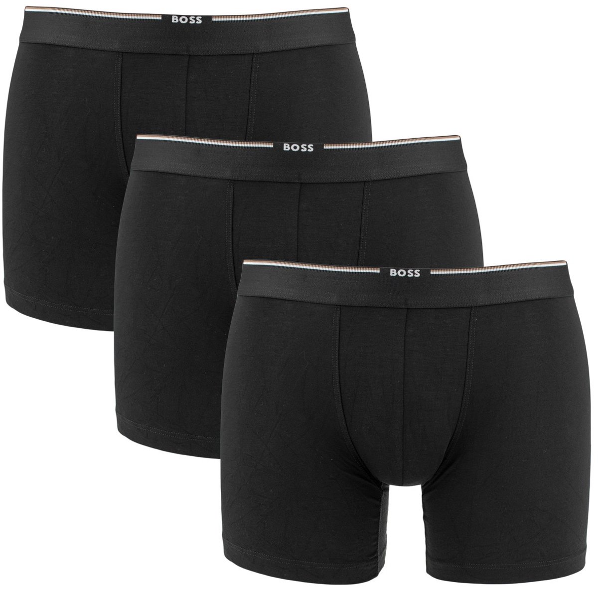 Hugo Boss heren BOSS 3P bamboe boxers zwart
