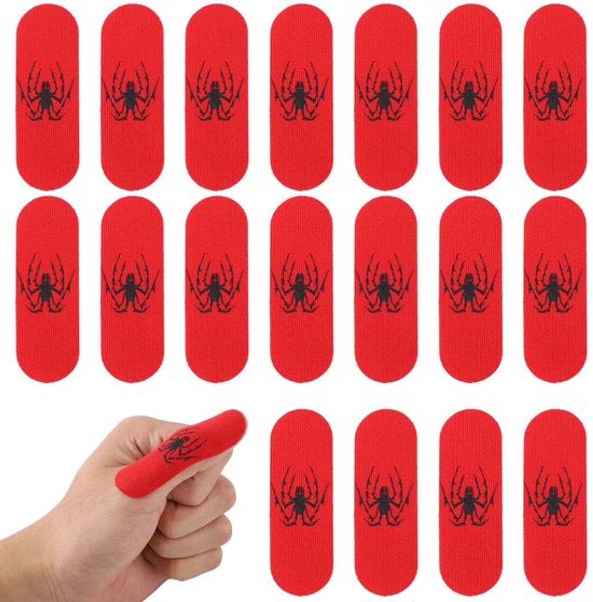 Duimtape 120 Stuks - Comfort Duimbeschermer - Zweetbestendig - Vinger Tape - Bowlingaccessoires - Katoenen Stof 7,5x2,5cm - Vingertape