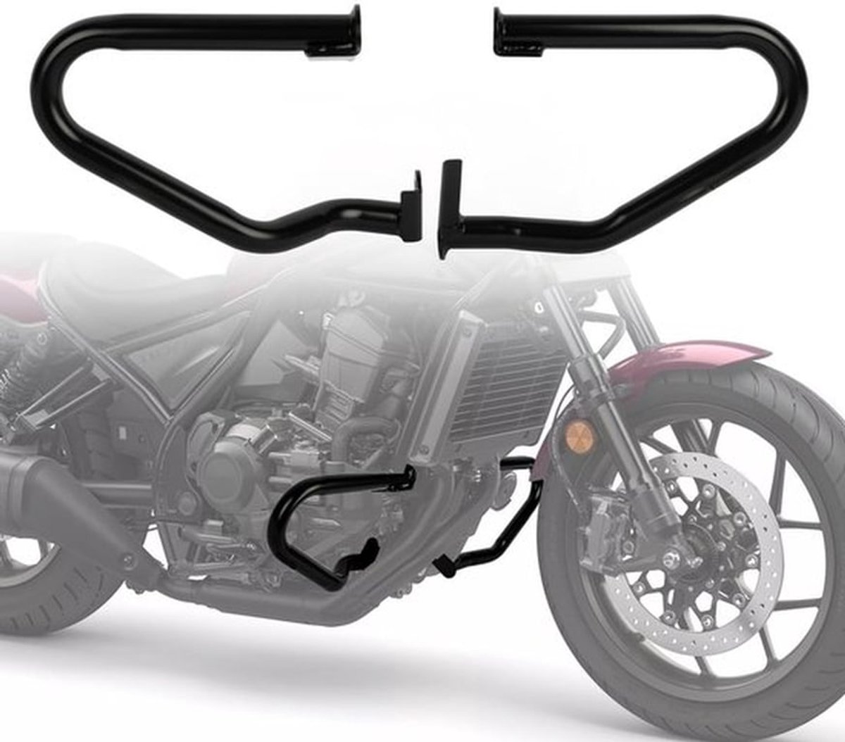 Rebel 1100 Valbeugel - Valbescherming - Inclusief installatie-instructies - Geschikt voor Rebel 1100 - Motorfietsaccessoire
