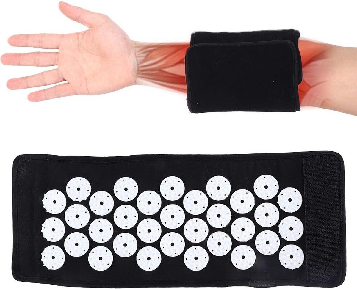 SnelShoppen - Acupressure Mat voor Massage, Acupunctuur Armband voor Pijnverlichting, Yoga Fitness, Stressverlichting, Hoogwaardige Stof, Comfortabele