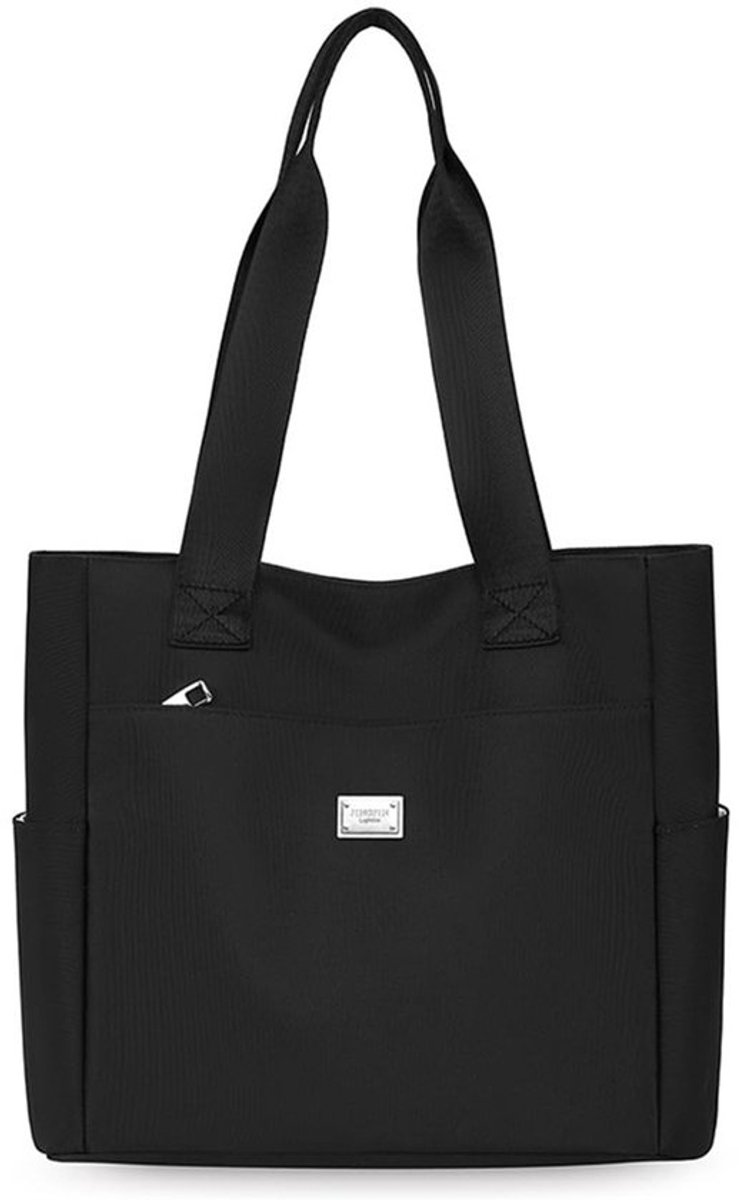 Schoudertas grote capaciteit - Canvas tas - Waterdicht - Sportief nylon - Boodschappentas - Multifunctionele tas 30 cm x 32 cm