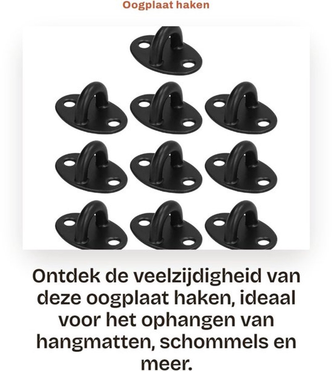 Plafondhaak Zware U-haak - Ophangbeugel - Wandmontage - Hoog Laadvermogen - Eenvoudige Installatie - Multifunctioneel - Ophanghaak