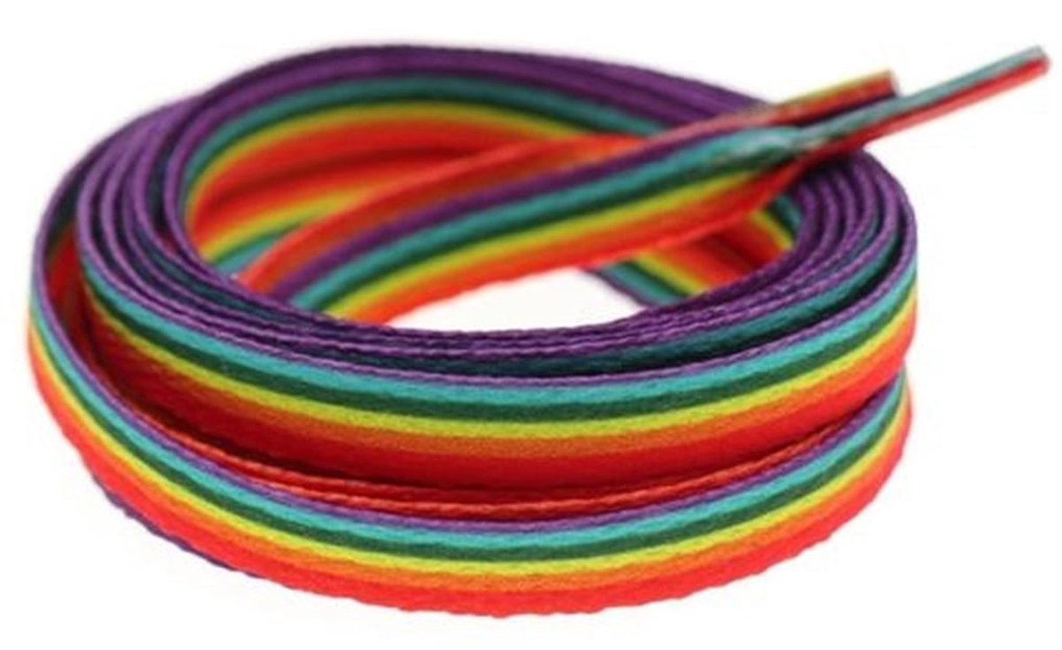 Sneakerveters Scheurvast - Kleurrijke Veters - Polyester - 120 cm - Modieuze Veters - Voor Dames/Heren - Schoenveters