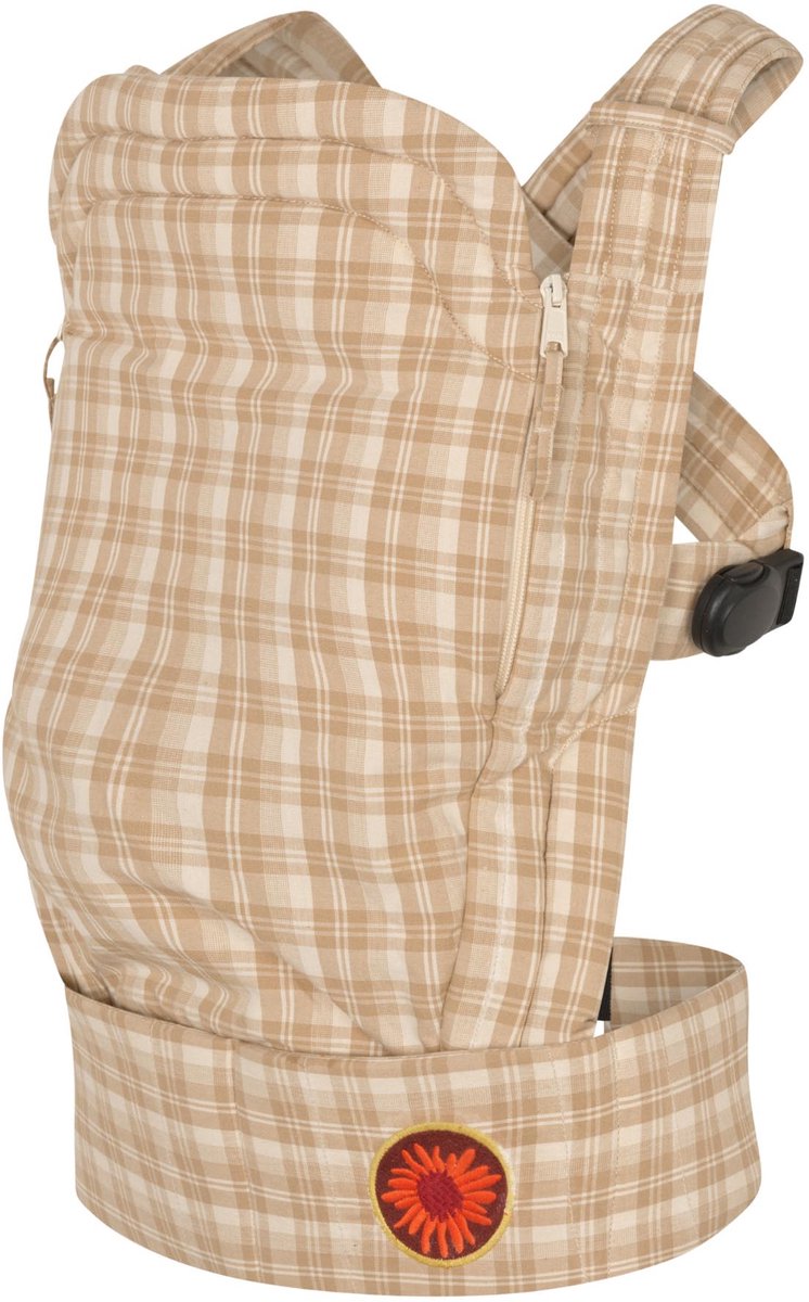 Moova Babydraagzak Balance Signature Collection - Draagzak - Draagzak baby - 3 draagposities - Mocha Check