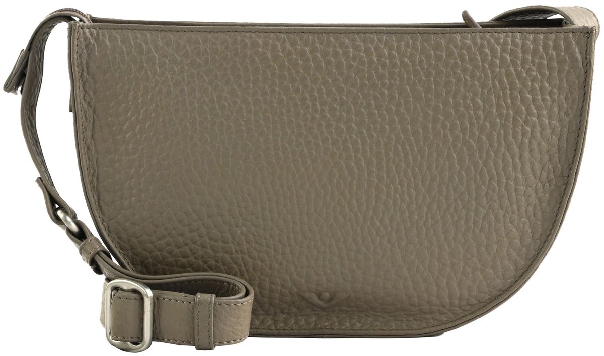 VOi Leren schoudertas Gianna Crossbody Bag Sand Taupe