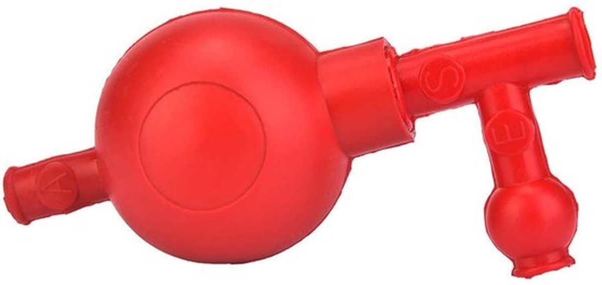 Laboratorium Rubberen Pipetvuller met 3 Kleppen