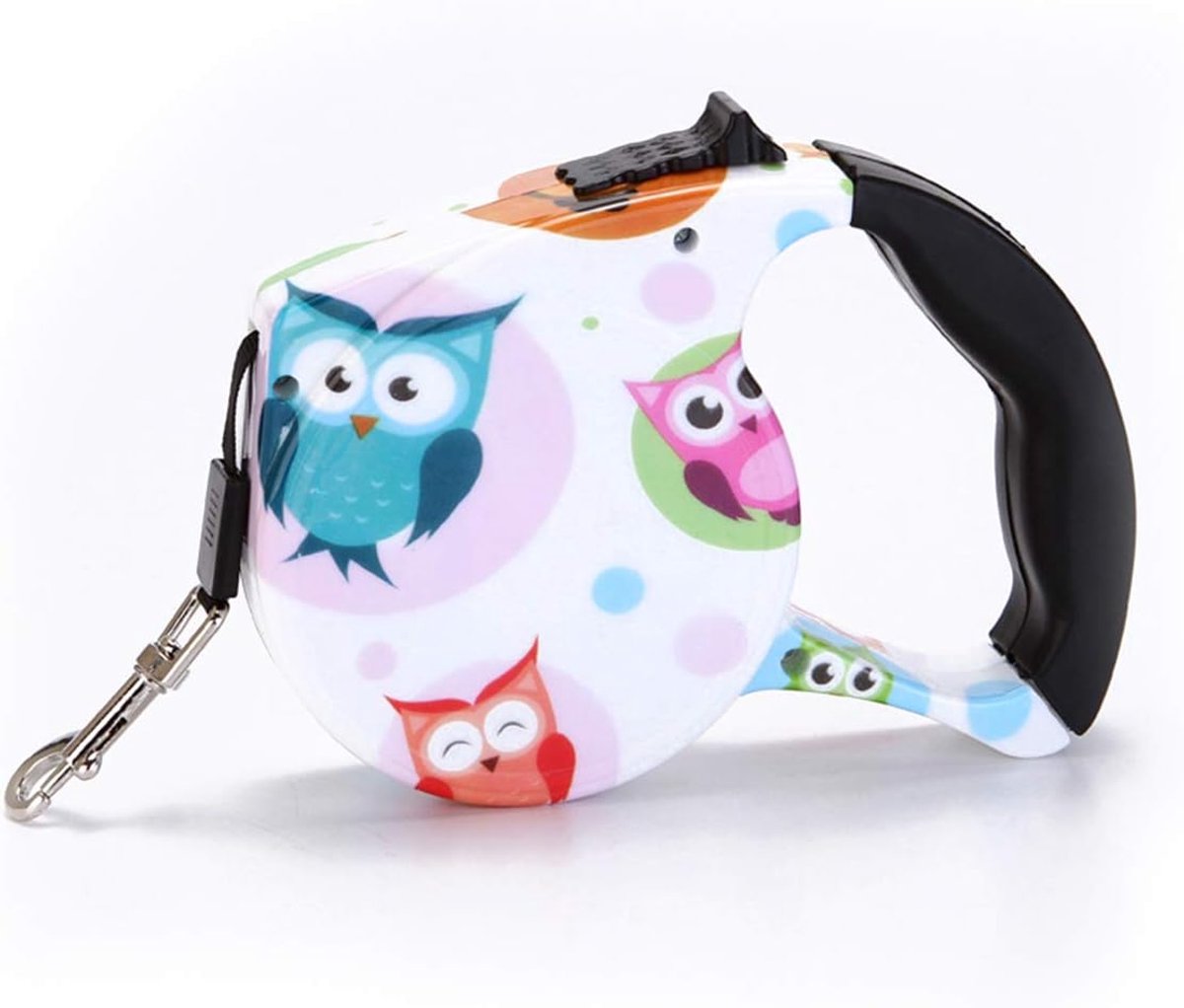 SnelShoppen - Retractable Dog Leash voor Honden en Puppies - Uitbreidbare Hondenriem met Eénhandige Remsysteem - Stevig en Milieu-vriendelijk ABS Mate