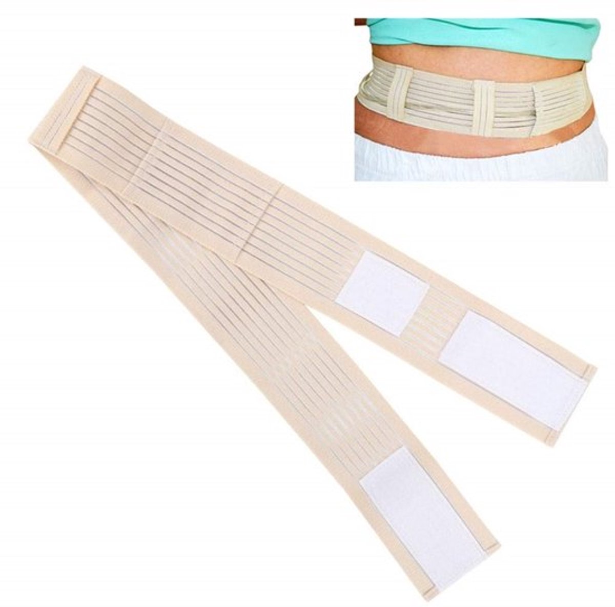 Buikband Verstelbaar - Ademend - Buikband Zwanger - Buikband Postpartum - Buikband Na Operatie Buikwand - Geschikte Taille 60-115 cm