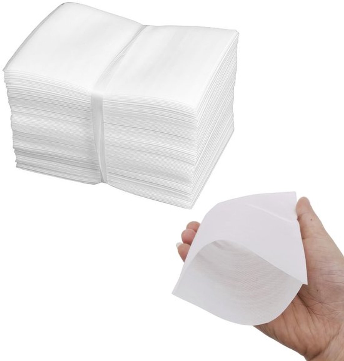 Schuimzakjes 100 Stuks - Kussende Wrap - Verpakking - Dempingsmateriaal - Lichtgewicht - Polyethyleen 10 x 15 cm - Verpakkingsmateriaal